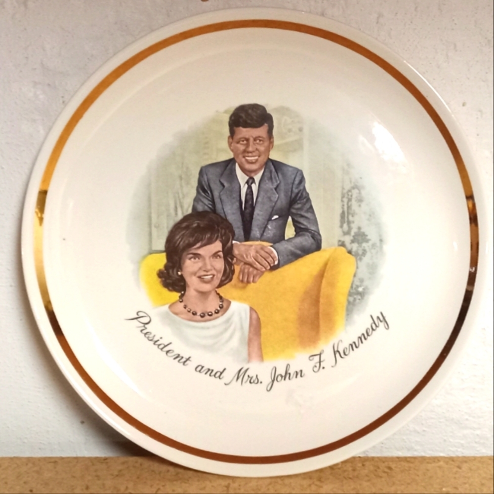 JFK Presidential Decorative Plate